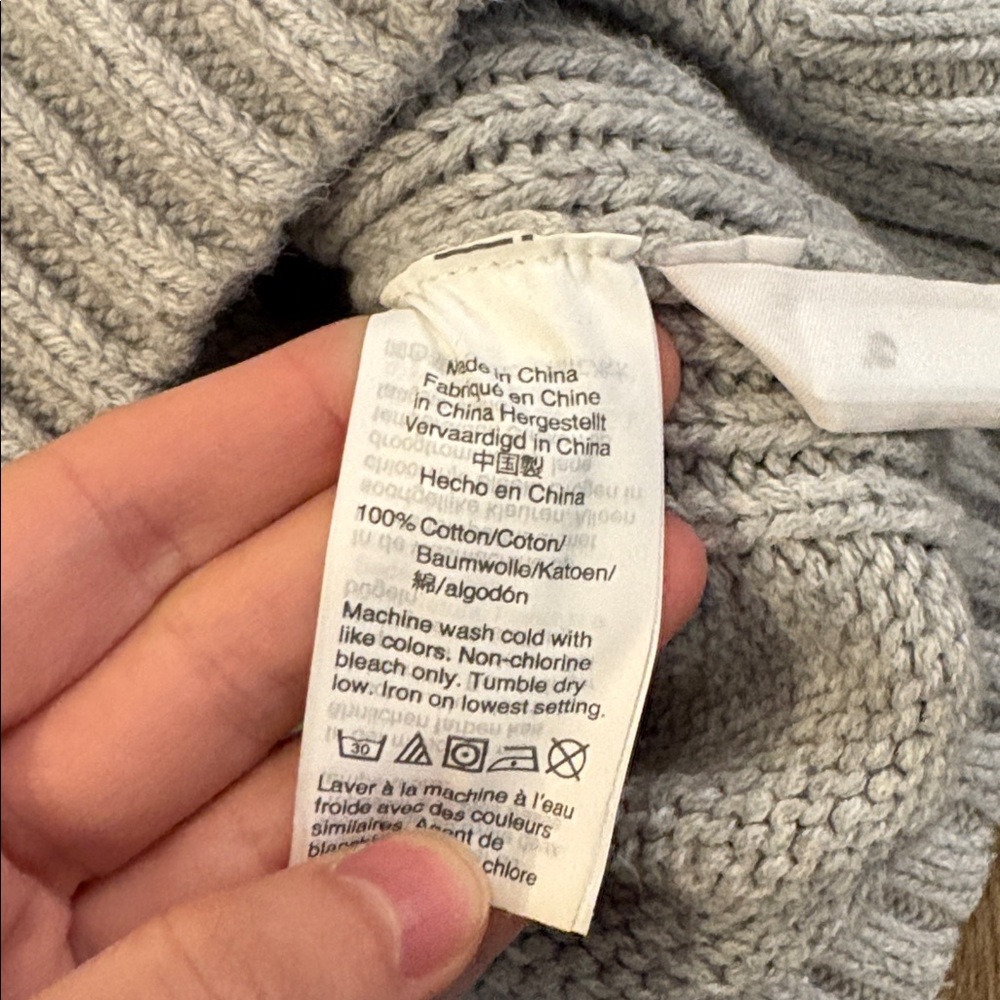 J. Crew Always 1988 rollneck sweater light Gray XS - Picture 6 of 8